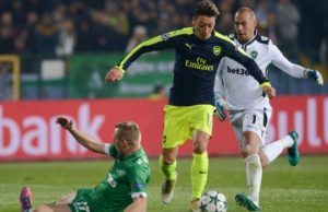 arsenal ludogorets ozil